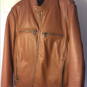 Marc New York Leather Moto Jacket